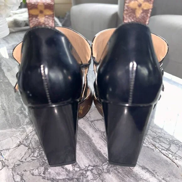 Louis Vuitton Headline Monogram Heels - EU38.5 - Picture 3 of 8